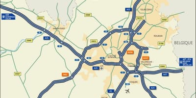 Kort over Lille vej
