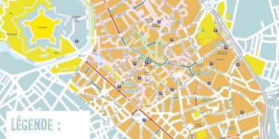 Kort over Lille